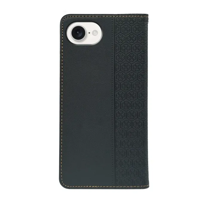 Flip Cover iPhone 17e / 16e Coeurs Design Trèfle