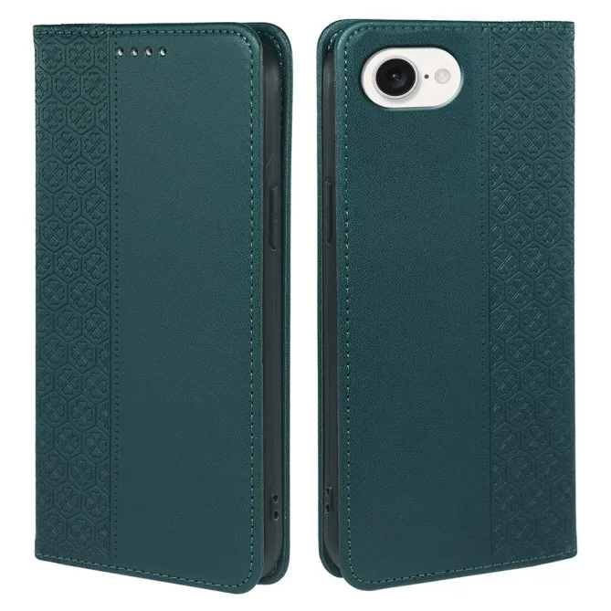 Flip Cover iPhone 17e / 16e Coeurs Design Trèfle