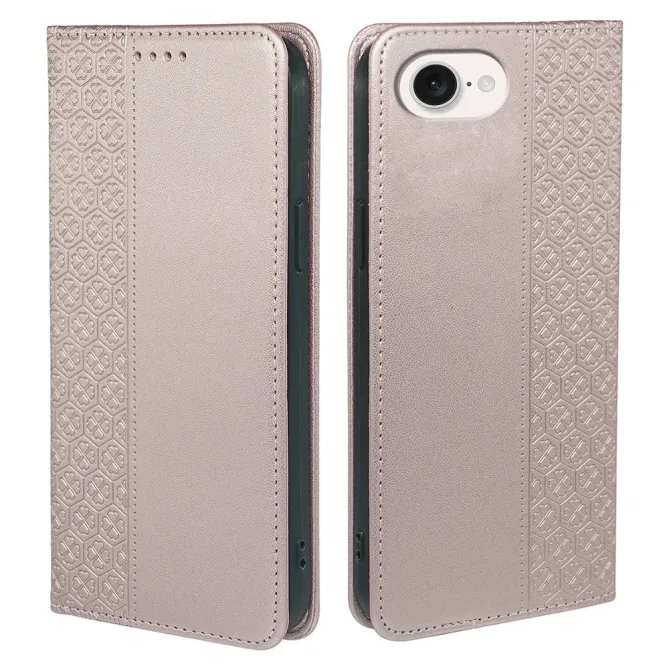 Flip Cover iPhone 17e / 16e Coeurs Design Trèfle