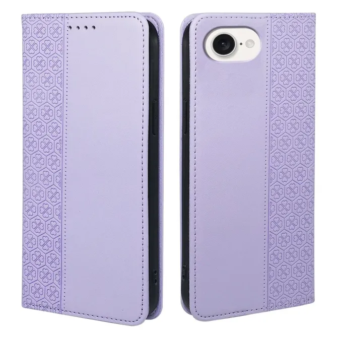 Flip Cover iPhone 17e / 16e Coeurs Design Trèfle