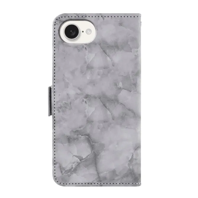 Housse iPhone 17e / 16e Motif Marbre avec Dragonne