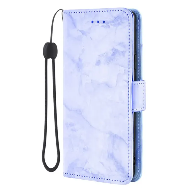 Housse iPhone 17e / 16e Motif Marbre avec Dragonne