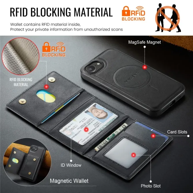 Coque iPhone 17e / 16e Magnétique Détachable MAGKING K4