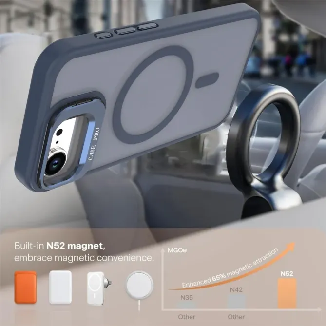 Coque iPhone 17e / 16e Magnétique avec Support Caméra Amovible