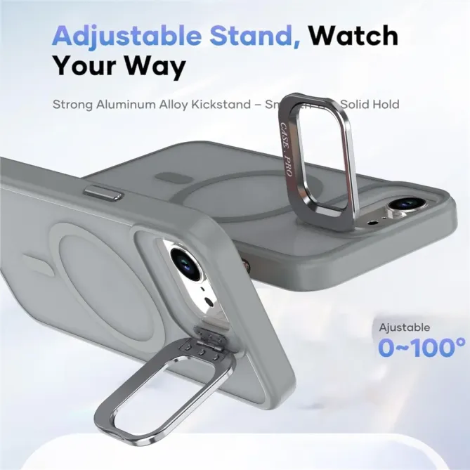 Coque iPhone 17e / 16e Magnétique avec Support Caméra Amovible