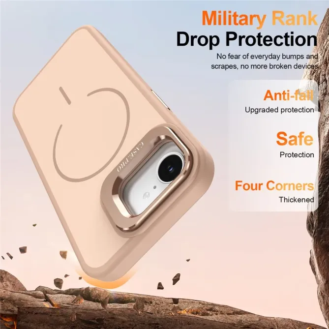 Coque iPhone 17e / 16e MagSafe Antichoc avec Support Caméra