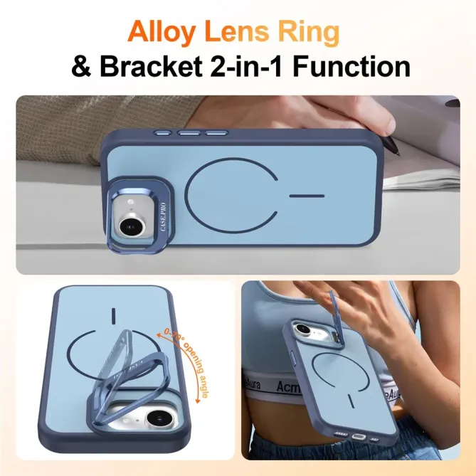 Coque iPhone 17e / 16e MagSafe Antichoc avec Support Caméra