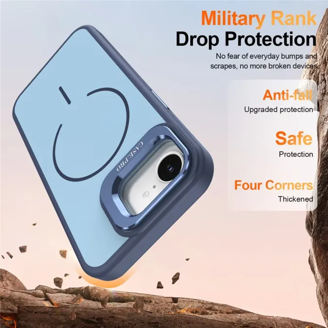 Coque iPhone 17e / 16e MagSafe Antichoc avec Support Caméra