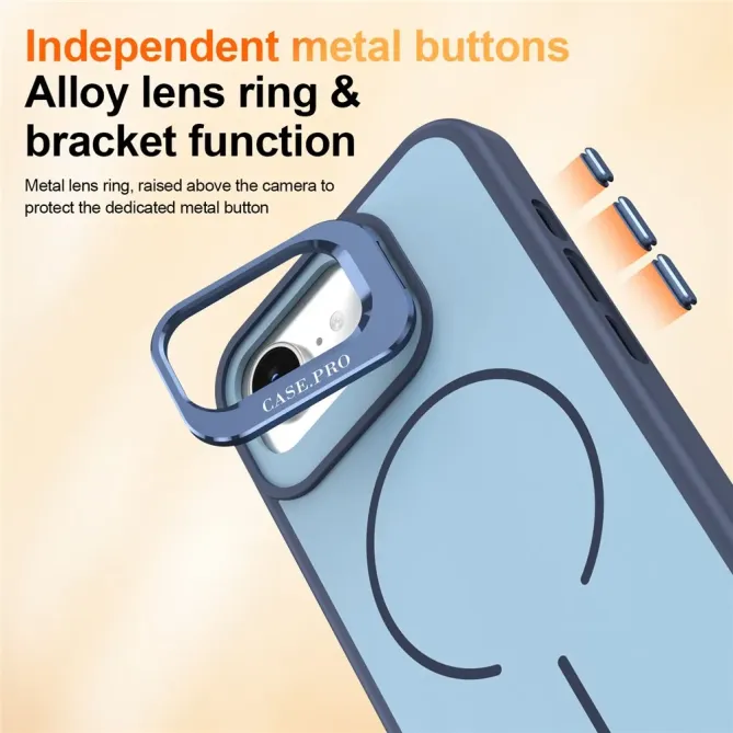 Coque iPhone 17e / 16e MagSafe Antichoc avec Support Caméra