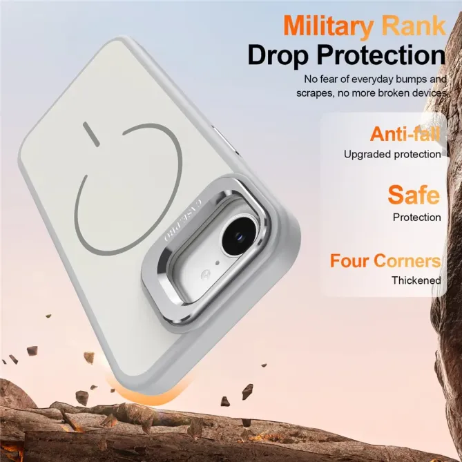 Coque iPhone 17e / 16e MagSafe Antichoc avec Support Caméra