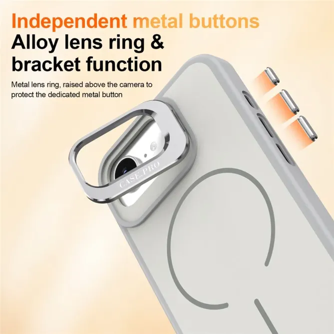 Coque iPhone 17e / 16e MagSafe Antichoc avec Support Caméra