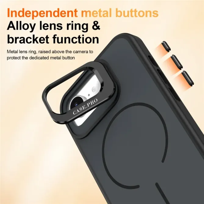 Coque iPhone 17e / 16e MagSafe Antichoc avec Support Caméra