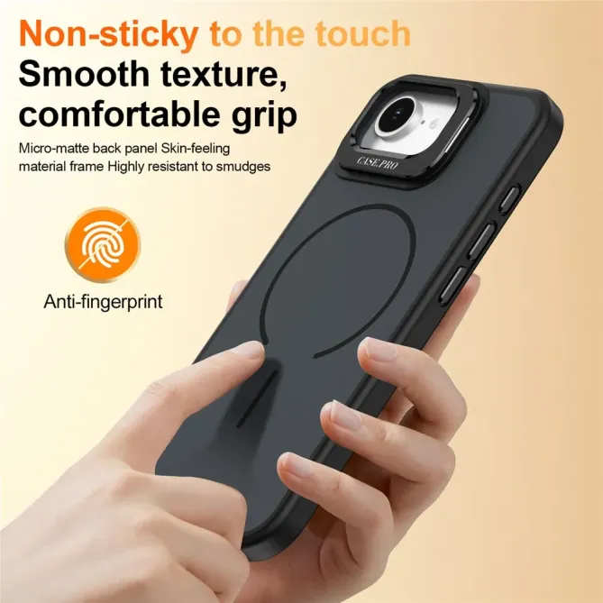 Coque iPhone 17e / 16e MagSafe Antichoc avec Support Caméra