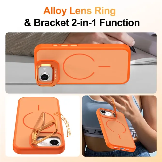 Coque iPhone 17e / 16e MagSafe Antichoc avec Support Caméra