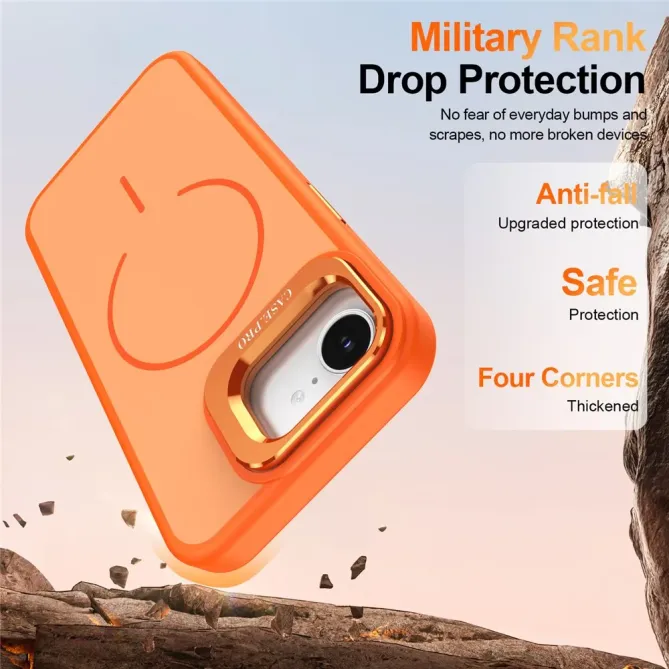 Coque iPhone 17e / 16e MagSafe Antichoc avec Support Caméra