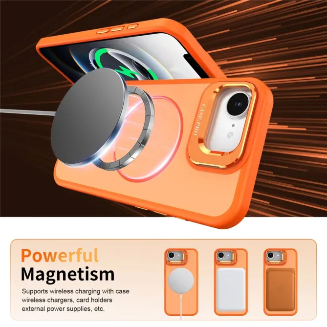 Coque iPhone 17e / 16e MagSafe Antichoc avec Support Caméra