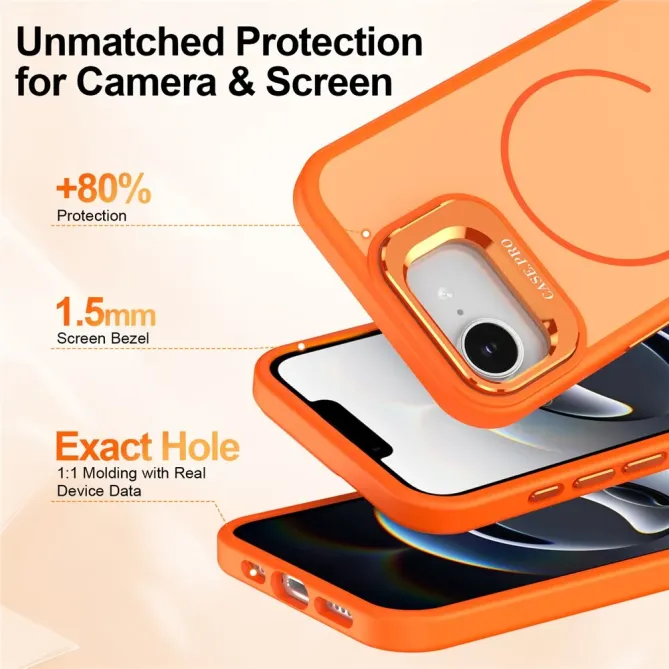 Coque iPhone 17e / 16e MagSafe Antichoc avec Support Caméra