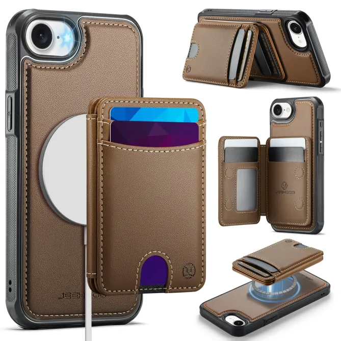 Coque iPhone 17e / 16e J10 Magnétique avec Porte-Carte Détachable