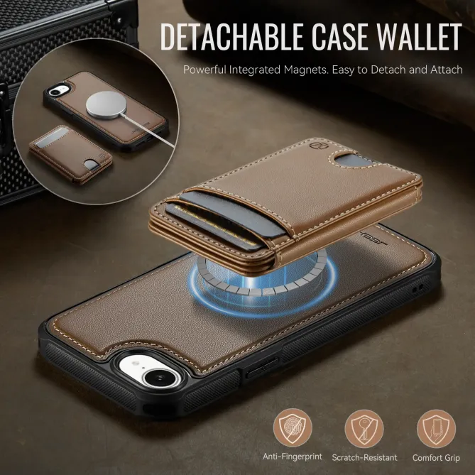 Coque iPhone 17e / 16e J10 Magnétique avec Porte-Carte Détachable