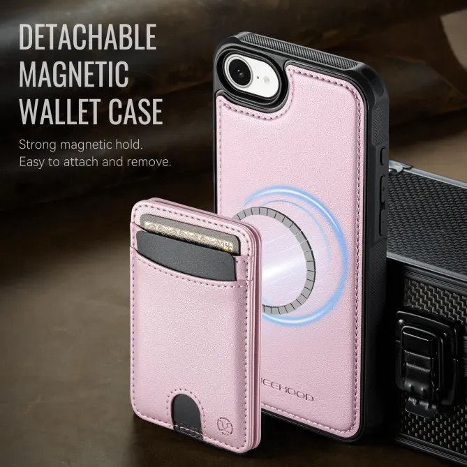 Coque iPhone 17e / 16e J10 Magnétique avec Porte-Carte Détachable