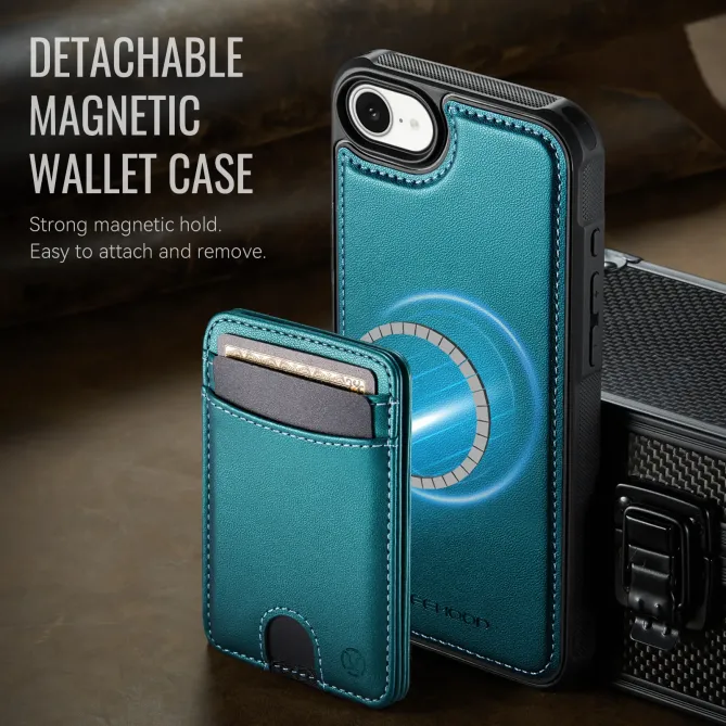 Coque iPhone 17e / 16e J10 Magnétique avec Porte-Carte Détachable