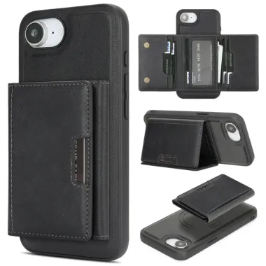 Coque iPhone 17e / 16e Magnétique Détachable avec Portefeuille Tri-fold
