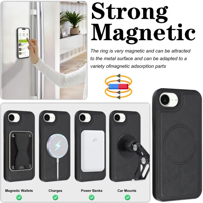 Coque iPhone 17e / 16e Modulaire ONYX | Portefeuille MagSafe