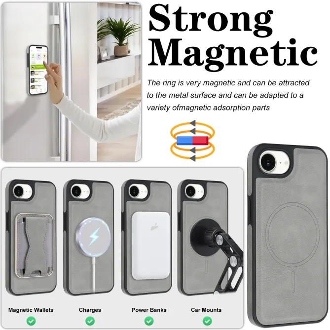 Coque iPhone 17e / 16e Modulaire ONYX | Portefeuille MagSafe