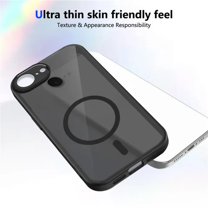 Coque iPhone 17e / 16e MagSafe Translucide VELVET | Skin-Touch