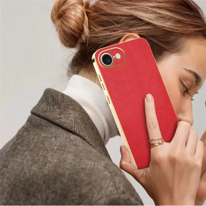 Coque iPhone 17e / 16e Simili Cuir Grainée | VENDÔME
