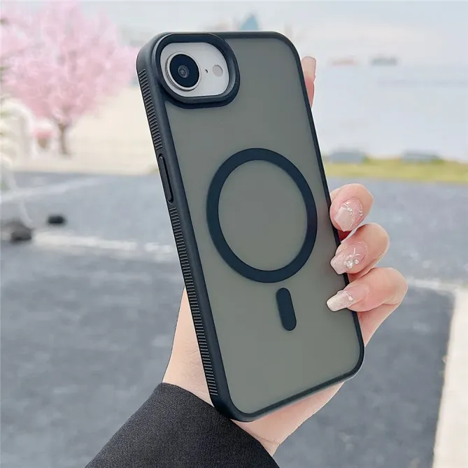 Coque iPhone 17e / 16e MagSafe Skin-Touch Translucide Antichoc