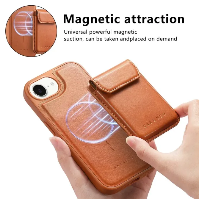 Coque iPhone 17e / 16e Modulaire MagSafe avec Porte-Cartes Détachable