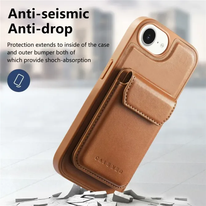 Coque iPhone 17e / 16e Modulaire MagSafe avec Porte-Cartes Détachable