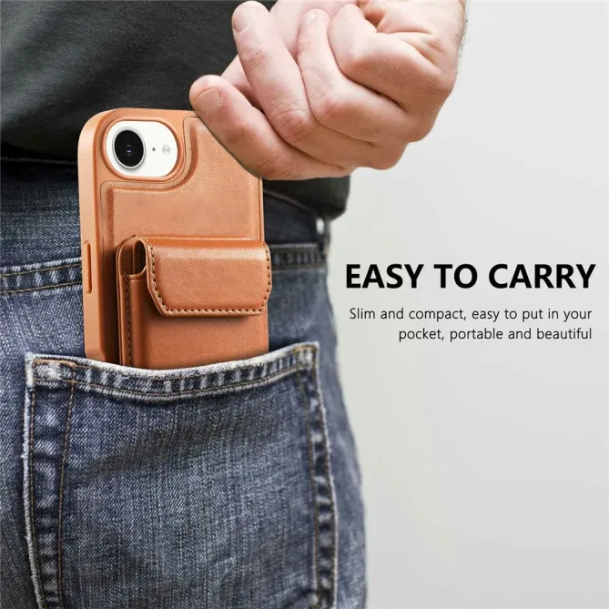 Coque iPhone 17e / 16e Modulaire MagSafe avec Porte-Cartes Détachable