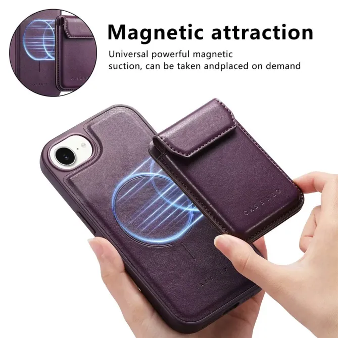 Coque iPhone 17e / 16e Modulaire MagSafe avec Porte-Cartes Détachable