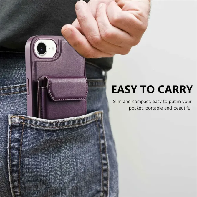 Coque iPhone 17e / 16e Modulaire MagSafe avec Porte-Cartes Détachable