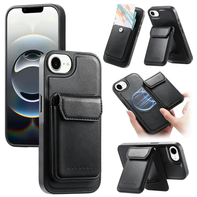 Coque iPhone 17e / 16e Modulaire MagSafe avec Porte-Cartes Détachable