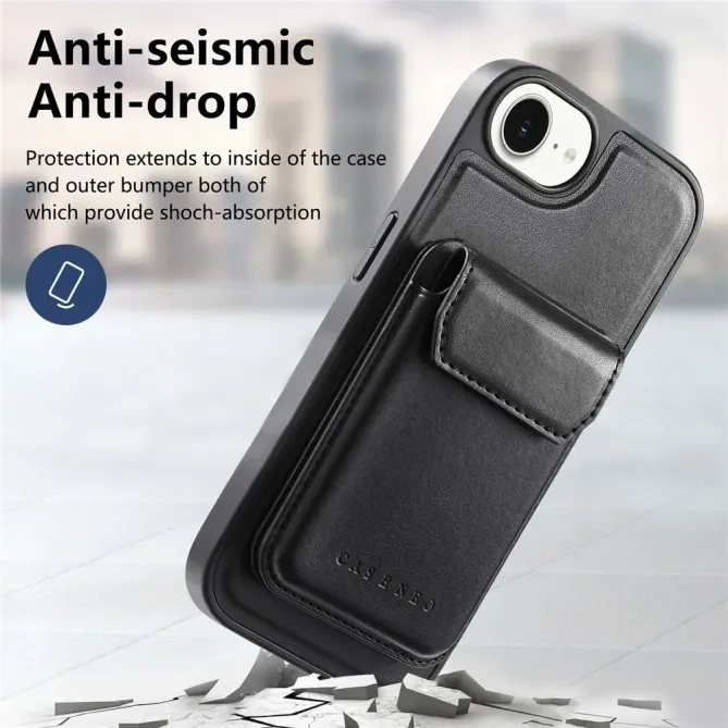 Coque iPhone 17e / 16e Modulaire MagSafe avec Porte-Cartes Détachable