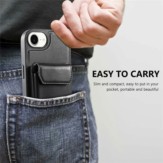 Coque iPhone 17e / 16e Modulaire MagSafe avec Porte-Cartes Détachable