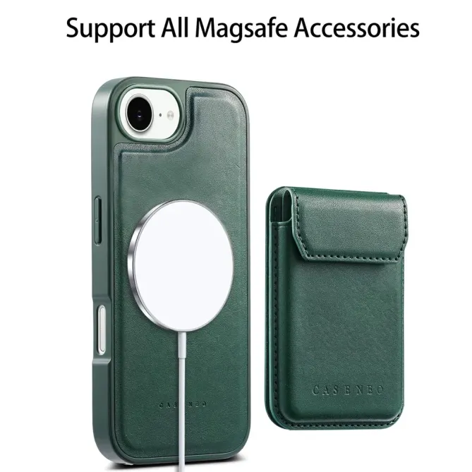 Coque iPhone 17e / 16e Modulaire MagSafe avec Porte-Cartes Détachable