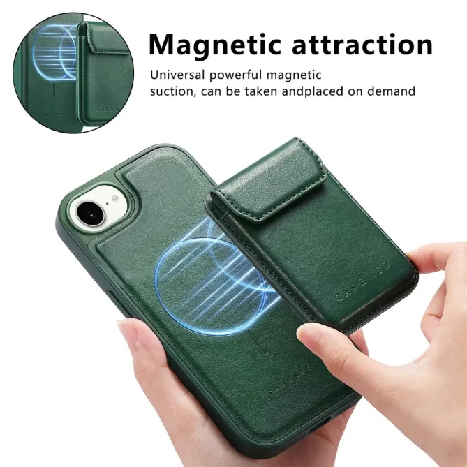Coque iPhone 17e / 16e Modulaire MagSafe avec Porte-Cartes Détachable