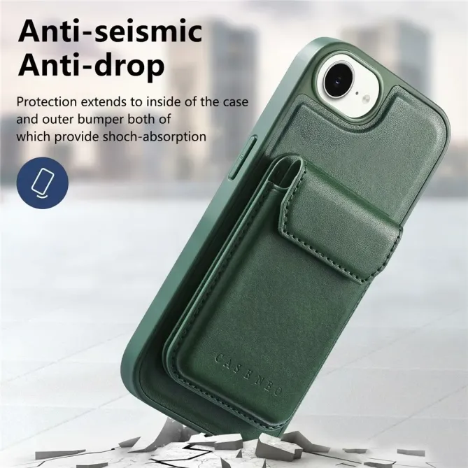 Coque iPhone 17e / 16e Modulaire MagSafe avec Porte-Cartes Détachable
