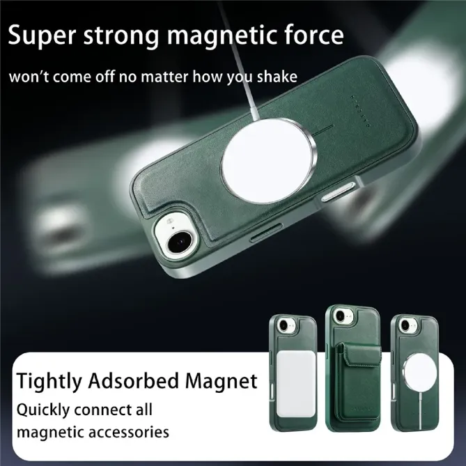 Coque iPhone 17e / 16e Modulaire MagSafe avec Porte-Cartes Détachable