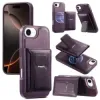 Coque iPhone 17e / 16e Magnétique Détachable avec Porte-Cartes et Support