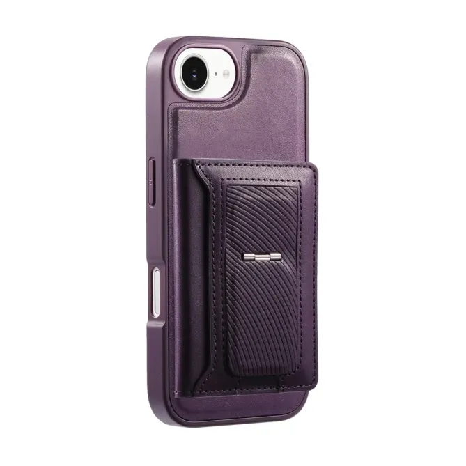 Coque iPhone 17e / 16e Magnétique Détachable avec Porte-Cartes et Support
