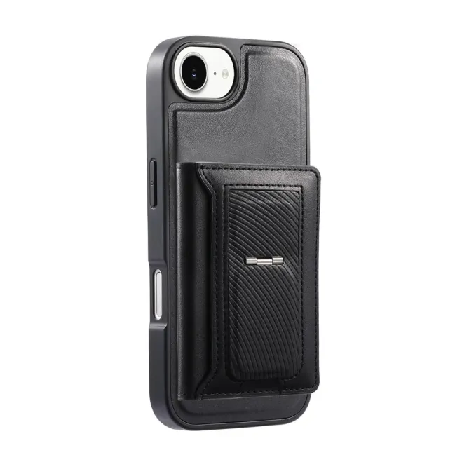 Coque iPhone 17e / 16e Magnétique Détachable avec Porte-Cartes et Support