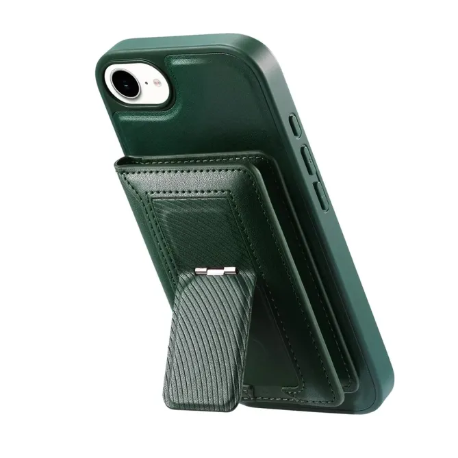 Coque iPhone 17e / 16e Magnétique Détachable avec Porte-Cartes et Support