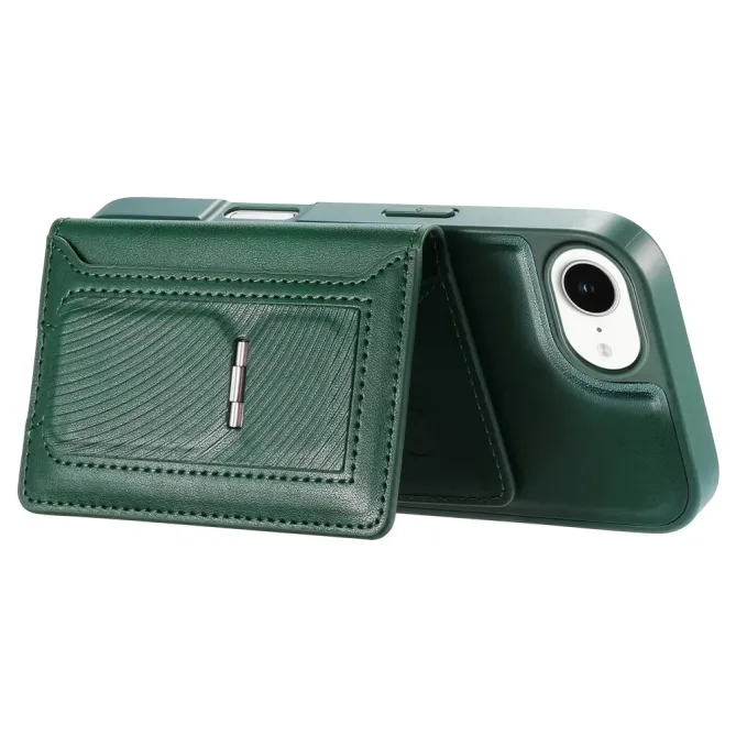 Coque iPhone 17e / 16e Magnétique Détachable avec Porte-Cartes et Support