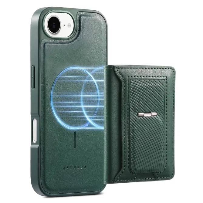Coque iPhone 17e / 16e Magnétique Détachable avec Porte-Cartes et Support