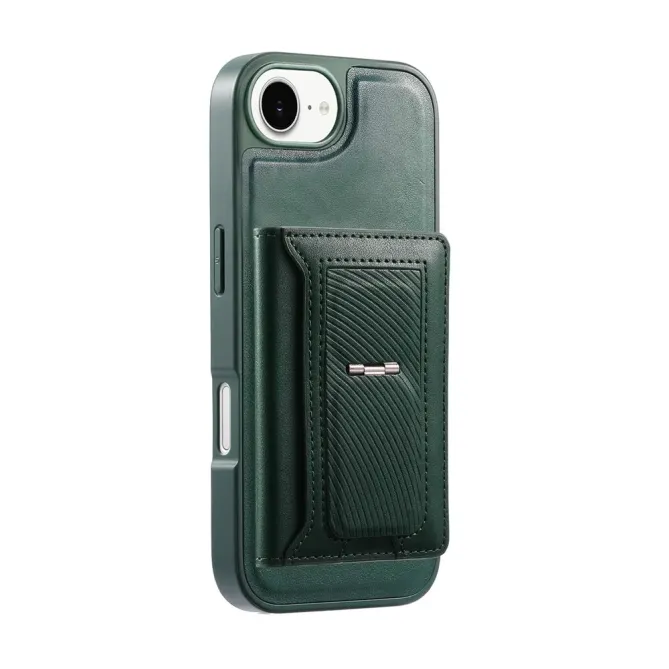 Coque iPhone 17e / 16e Magnétique Détachable avec Porte-Cartes et Support